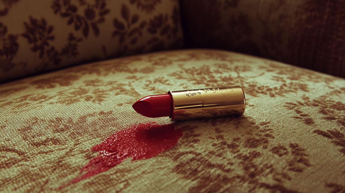 ترفند های پاک کردن لکه رژ لب از روی مبل