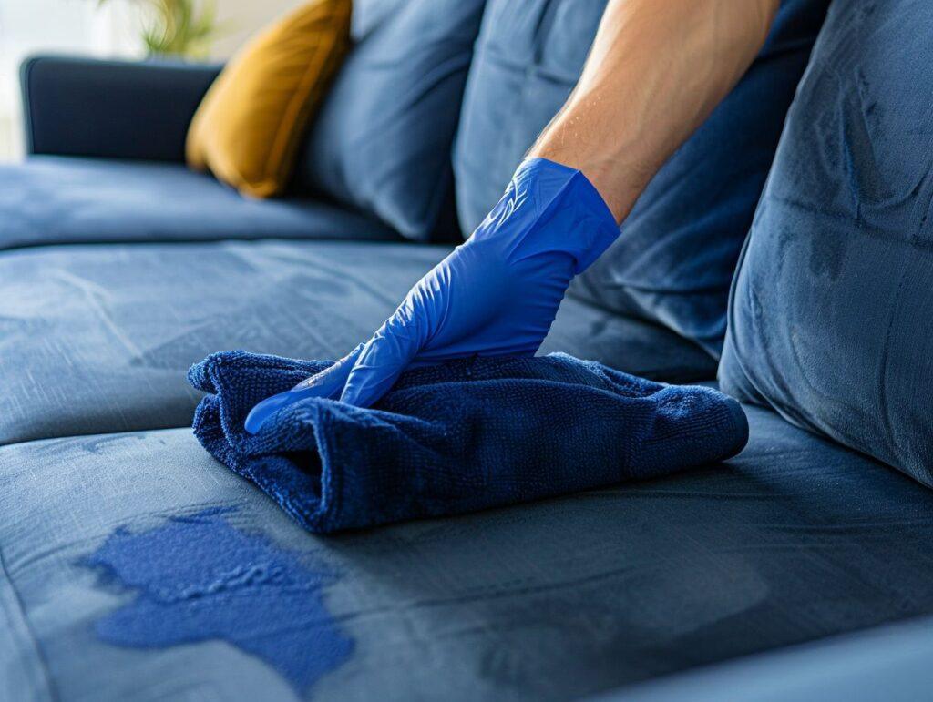 تمیز کردن لکه ماژیک از روی مبل پارچه ای